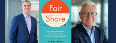 Authors Dr. David Smith & Dr. Brad Johnson with their book Fair Share
