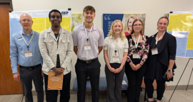 Psychology students with Dr. Shimp